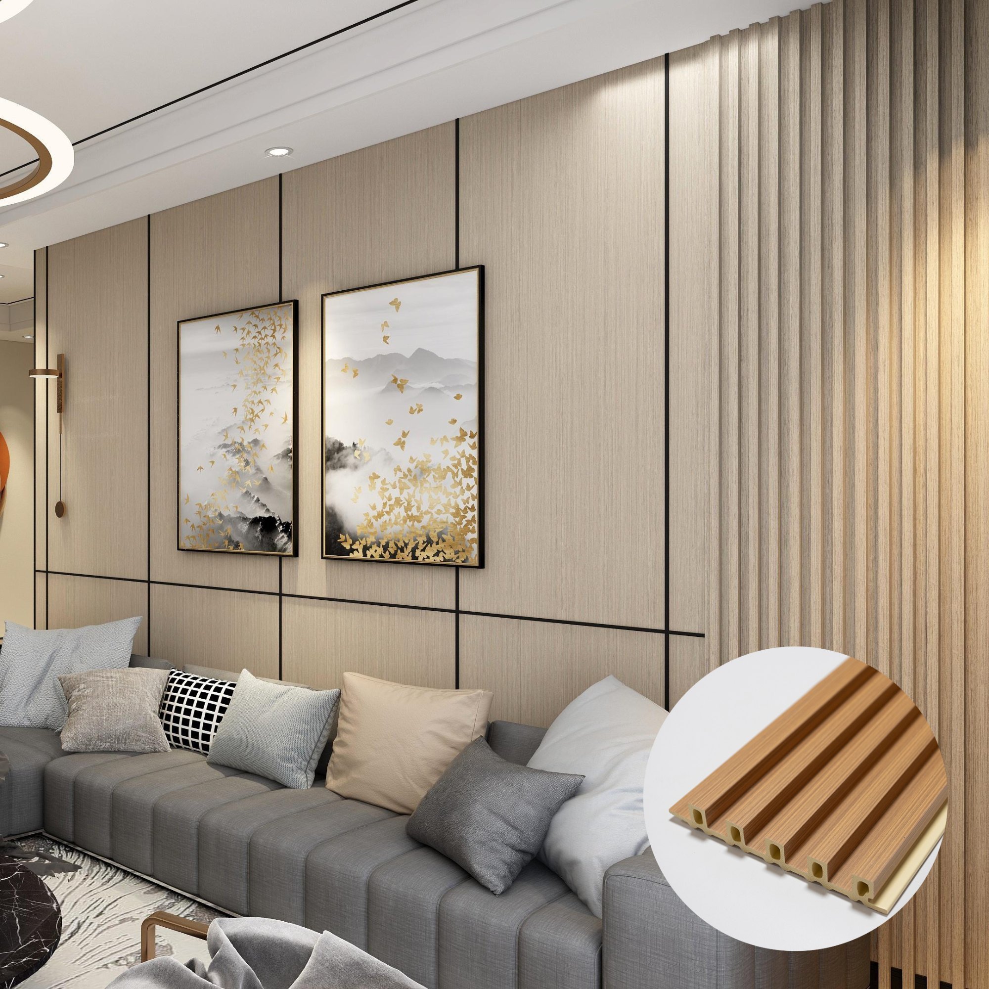 PVC Wall Panels and Decorative Interior Designs